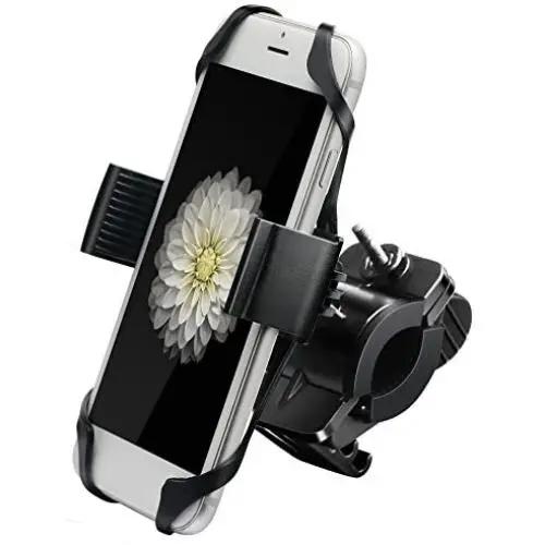 IPOW Metal Bike & Motorcycle Cell Phone Mount, with Unbreakable Metal Handlebar Holder for Bicycle, Motorbike, ATV. Fits iPhone, Samsung or Any Smartphone/GPS IPOW Metal Bike & Motorcycle Cell Phone Mount, with Unbreakable Metal Handlebar Holder for Bicycle, Motorbike, ATV. Fits iPhone, Samsung or Any Smartphone/GPS