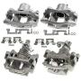 Set of 4 Front and Rear Brake Caliper Assembly Replacement for Pontiac Grand Prix Buick LaCrosse Allure