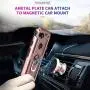 Google Pixel 3a Case (Not fit 3a XL) With HD Screen Protector, LeYi [Military-Grade] Armor Full-Body Dual Layer Protective Phone Case with Rotating Holder Kickstand for Google Pixel 3a, JSFS Rose Gold