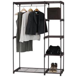 Simple Houseware Freestanding Clothes Garment Organizer Closet, Bronze