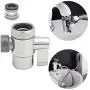 CIENCIA Brass Sink Faucet Diverter Valve to Sink Hose Sprayer,Faucet Splitter for Kitchen,Sink Faucet Replacement Part M22 x M24,SBA021