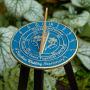 The Metal Foundry 45th Sapphire 2020 Wedding Anniversary Sundial Gift. Solid Recycled Brass Gift Idea is A Great Present for Him, Her, Parents, Grandparents Or Couple for 45 Years Marriage