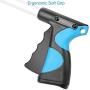 Reacher Grabber Tool, 32'' Foldable Grabber Reacher for Elderly, Lightweight Extra Long Handy Trash Claw Grabber, Reaching Assist Tool for Trash Pick Up, Nabber, Litter Picker, Arm Extension (Blue)