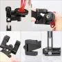 Ulanzi ST-03 Metal Smart Phone Tripod Mount with Cold Shoe Mount and Arca-Style Quick Release Plate for iPhone Xs Xs Max X 8 7 Plus Samsung,Cell Phone Tripod Holder Clip Adapter for Joby GorillaPod