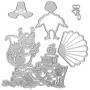 Metal Crazy Turkey Forest Animals Cutting Dies,Magic Squirrels On Books Die Cuts Embossing Stencils Template Mould for Card Scrapbooking and DIY Craft Album Paper Card Decor