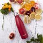 Swell Stainless Steel Water Bottle - 25 Fl Oz - Rowboat Red - Triple-Layered Vacuum-Insulated Containers Keeps Drinks Cold for 48 Hours and Hot for 24 - BPA-Free - Perfect for the Go