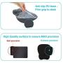 Ergonomic Mouse Pad with Wrist Rest Support, Black | Eliminates All Pains, Carpal Tunnel & Any Other Wrist Discomfort! Non-Slip Base, Stitched Edges! (1)