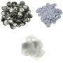 DAWEI 200Pcs 1-1/2'' 37mm Top/Bottom Cover Clip Pin Blank Badge & Button Parts for Badge Maker Machine