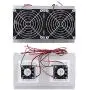 Diyeeni Semiconductor Cooler 140 W Thermoelectric Semiconductor Cooler Refrigeration Cooling Fan Heat Sink System Kit for DIY semiconductor Refrigeration System