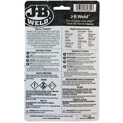 J-B Weld 8265S Original Cold-Weld Steel Reinforced Epoxy - 2 oz.