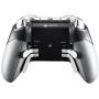 eXtremeRate 4 pcs Metal Stainless Steel Paddles Hair Trigger Locks Replacement Parts Video Games Accessories Kits for Xbox One Elite, Elite Seies 2 Controller
