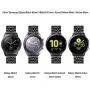 TRUMiRR Band for Samsung Galaxy Watch 42mm / Watch 3 41mm / Active 2 40mm 44mm, 20mm Solid Metal Stainless Steel Watchband Butterfly Buckle Strap Bracelet for Garmin Vivoactive 3 / Venu