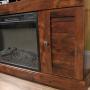 Sauder Harbor View Media Fireplace, for TVs up to 60'', Curado Cherry finish