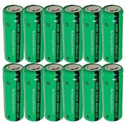 Rechargeable 2/3AAA Battery 1.2v ni-mh Battery 400mAh Count :Pcs (12)