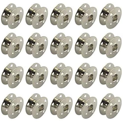 DREAMSTITCH 20 PCS Metal Bobbins Sewing Machine Parts Singer Class 66#32522#172222 Singer #172222 for Singer 66 66-16 - 172222 (2)