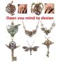 100g (70-80pcs) Mix Skeleton Steampunk Clock Watch Gear Cog Wheel Pendant Charms Jewelry Making DIY Steampunk Gear Pendant Charms Wholesale (4 Color Mixed)