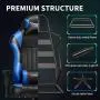 YITAHOME Gaming Chair Big and Tall Heavy Duty 400lbs Ergonomic Video Game Chair Racing Style High Back Office Computer Chair with Headrest and Lumbar Support,Blue YITAHOME Gaming Chair Big and Tall Heavy Duty 400lbs Ergonomic Video Game Chair Racing Style High Back Office Computer Chair with Headrest and Lumbar Support,Blue