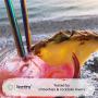 Reusable Straws with Case by Sparkling Spot - Easy to Clean, 316 Stainless Steel - Eco Friendly Set includes 3x Metal Case, 6x 8.5'' Straw with Silicone Tip (smoothie, cocktail), 3x Brush, 1x Pouch
