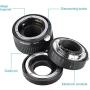 Neewer Metal Auto Focus AF Macro Extension Tube Set 12mm,20mm,36mm for Nikon AF,AF-S Lens DSLR Camera,Such as D7200 D7100 D7000 D5500 D5300 D5200 D5100 D5000 D3300 D3200 D3100 D3000 D700 D600 D500