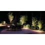 Outdoor Malibu LED Landscape Lighting Low Voltage cast Metal Black Flood Light 2700K Warm White 9watt Replaceable LED Malibu 8406-2620-01 Flood Light