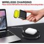 Metal AirPods Case, Full Protective Cover Accessories Compatible with Airpods Wireless Charging Case-Black