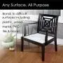 Krylon K02732007 Fusion All-In-One Spray Paint for Indoor/Outdoor Use, Matte Black