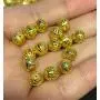 AMZ Beads - Package of 200! Gold or Silver Plated Hollow Filigree Round Ball Metal Spacer Beads for Jewelry Making DIY Craft Projects (8MM) (Gold) AMZ Beads - Package of 200! Gold or Silver Plated Hollow Filigree Round Ball Metal Spacer Beads for Jewelry Making DIY Craft Projects (8MM) (Gold)