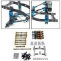 lahomia 1/16 RC Spare Metal Kit Gasket for WPL C24 JJRC Military Truck Crawler Car Trucks DIY Accessory - Golden