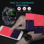 OUTAD Smart Watch for Android/iOS Phones, Bluetooth Health Tracker with Fitness Tracker Monitor Blood Oxygen Meter Heart Rate Monitor, Digital Smartwatch for Women Men, 3ATM Waterproof