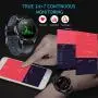 OUTAD Smart Watch for Android/iOS Phones, Bluetooth Health Tracker with Fitness Tracker Monitor Blood Oxygen Meter Heart Rate Monitor, Digital Smartwatch for Women Men, 3ATM Waterproof