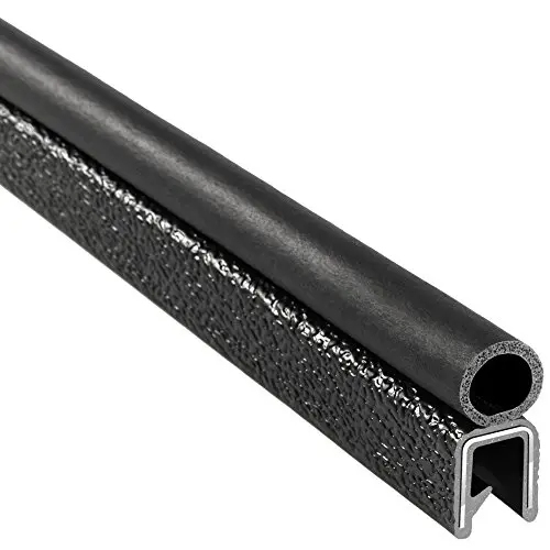 Trim-Lok3100B3X1/4C-25 Trim Seal with Top Bulb – Fits 1/4” Edge, 3/8” Bulb Seal Diameter, 25’ Length – PVC Plastic Trim with EPDM Rubber Seal, Easy to Install for Cars, Boats, RVs, Trucks, and Home Applications, Black Trim-Lok3100B3X1/4C-25 Trim Seal with Top Bulb – Fits 1/4” Edge, 3/8” Bulb Seal Diameter, 25’ Length – PVC Plastic Trim with EPDM Rubber Seal, Easy to Install for Cars, Boats, RVs, Trucks, and Home Applications, Black