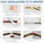 One-Cord Channel Cable Concealer - CMC-03 Cord Cover Wall Cable Management System - 125'' Cable Hider Raceway Kit for a Power Cord, Ethernet Cable, Speaker Wire - 8X L15.7in, W0.59in H0.4in, Brown One-Cord Channel Cable Concealer - CMC-03 Cord Cover Wall Cable Management System - 125'' Cable Hider Raceway Kit for a Power Cord, Ethernet Cable, Speaker Wire - 8X L15.7in, W0.59in H0.4in, Brown