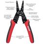 WGGE WG-015 Professional crimping tool/Multi-Tool Wire Stripper and Cutter (Multi-Function Hand Tool)
