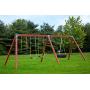 Eastern Jungle Gym Easy 1-2-3 90° A-Frame Swing Set Bracket Heavy Duty for Ez, Simple Install - DIY Swing Set Parts