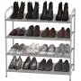 Simple Houseware 4-Tier Shoe Rack Storage Organizer 20-Pair, Grey Simple Houseware 4-Tier Shoe Rack Storage Organizer 20-Pair, Grey