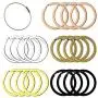Flat Key Rings Key Chain Metal Split Ring 40pcs (Round 1.25 Inch Diameter), for Home Car Keys Organization, Arts & Crafts, Lanyards, Lead Free Colored (Black, Silver, Gold, Copper, Antique Brass) Flat Key Rings Key Chain Metal Split Ring 40pcs (Round 1.25 Inch Diameter), for Home Car Keys Organization, Arts & Crafts, Lanyards, Lead Free Colored (Black, Silver, Gold, Copper, Antique Brass)