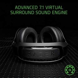 Razer ManOWar 7.1: Surround Sound - Quick Action Controls - Unidirectional Retractable Mic - Gaming Headset Works with PC, PS4, Xbox One, Switch, & Mobile Devices