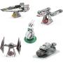 Fascinations Metal Earth 3D Metal Model Kits Star Wars Rise of Skywalker Set of 5 - D-O - First Order Treadspeeder - Sith Tie Fighter - Resistance A-Wing Fighter - Zoriis Y-Wing Fighter