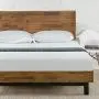 Zinus Tricia Platform Bed, King, Brown