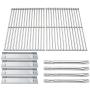 Direct Store Parts Kit DG145 Replacement for Sunbeam, Nexgrill, Grill Master 720-0697 Gas Grill Parts Kit (Stainless Steel Burner + Stainless Steel Heat Plate + Solid Stainless Steel Cooking Grid)