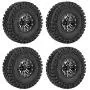 Yanmis RC Car Tires, 4pcs/Set 1:10 Crawler Tires Rubber Tyres Metal Hubs RC Accessory Remote Control Car Part, Metal Crawler Tires, Lock Catch for RC Yanmis RC Car Tires, 4pcs/Set 1:10 Crawler Tires Rubber Tyres Metal Hubs RC Accessory Remote Control Car Part, Metal Crawler Tires, Lock Catch for RC