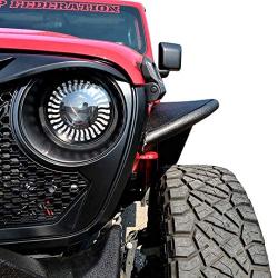 4 Tube Fender Flares Front Rear Compatible with Jeep Wrangler JL JLU 2 4 Door 2018 2019 2020