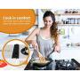 Lindas Silicone Stove Gap Covers (2 Pack), Heat Resistant Oven Gap Filler Seals Gaps Between Stovetop and Counter, Easy to Clean (21 Inches, Black)