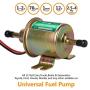 CarBole Universal 12V Heavy Duty Electric Fuel Pump Metal Solid Petrol 12 Volts (Model:HEP-02A)