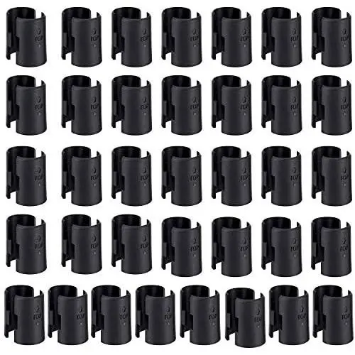 WAFJAMF 72 Pack Wire Shelving Shelf Lock Clips for 1'' Post- Shelving Sleeves Replacements for Wire Shelving System WAFJAMF 72 Pack Wire Shelving Shelf Lock Clips for 1'' Post- Shelving Sleeves Replacements for Wire Shelving System