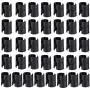 WAFJAMF 72 Pack Wire Shelving Shelf Lock Clips for 1'' Post- Shelving Sleeves Replacements for Wire Shelving System WAFJAMF 72 Pack Wire Shelving Shelf Lock Clips for 1'' Post- Shelving Sleeves Replacements for Wire Shelving System