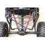GPM Losi 1:10 Baja Rey / Rock Rey Upgrade Parts Aluminum Adjustable Rear Upper Chassis Link Tie Rods - 1Pr Set Blue