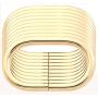 BIKICOCO 1-1/4 Metal Oval Ring Buckle Loops Non Welded for Leather Purse Bags Handbag Straps, Light Gold - Pack of 10