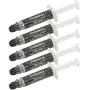 Silver Thermal Grease CPU Heatsink Compound Paste Syringe (5-pack) Silver Thermal Grease CPU Heatsink Compound Paste Syringe (5-pack)