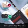 FYY Luxury PU Leather Wallet Case for iPhone 6/6s, [Kickstand Feature] Flip Phone Case Protective Shockproof Folio Cover with [Card Holder] [Wrist Strap] for Apple iPhone 6/6s 4.7'' Black